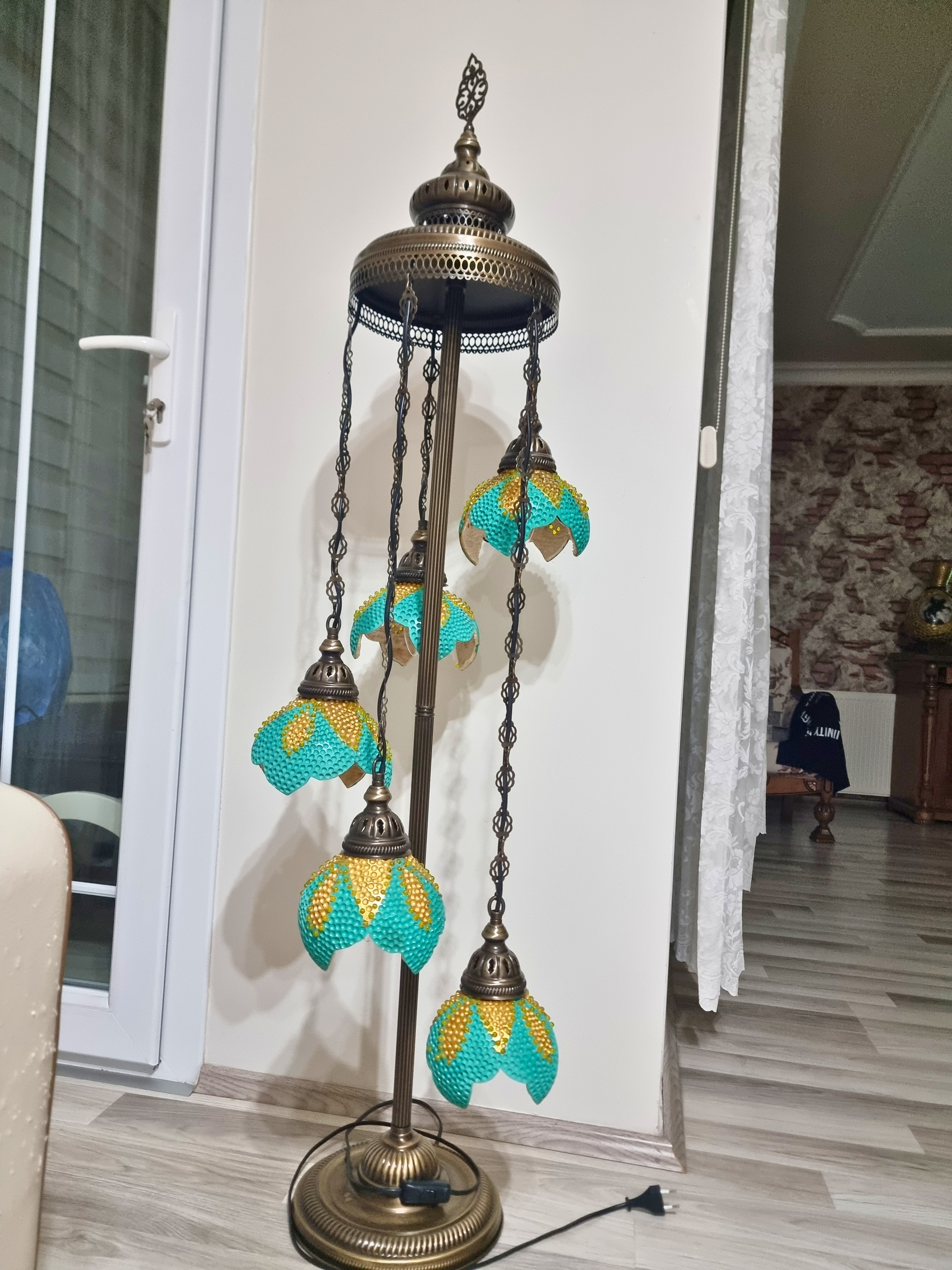 Gönül Çelen 5'li Su Kabağı Lambader
