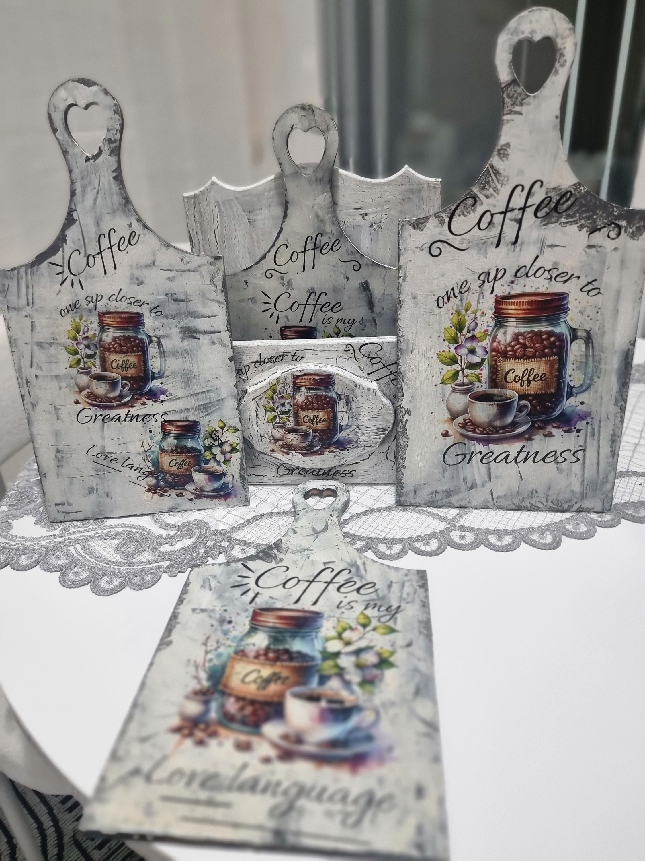 Nostaljik Esintili Ahşap Kesme/Sunum Tahtası